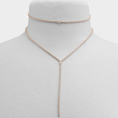 Aldo Alata Gold/Clear Multi Women's Cubic Zirconia - Necklace