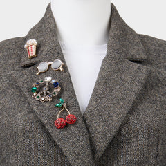 Aldo Chillvibes in Red - Decorative brooch