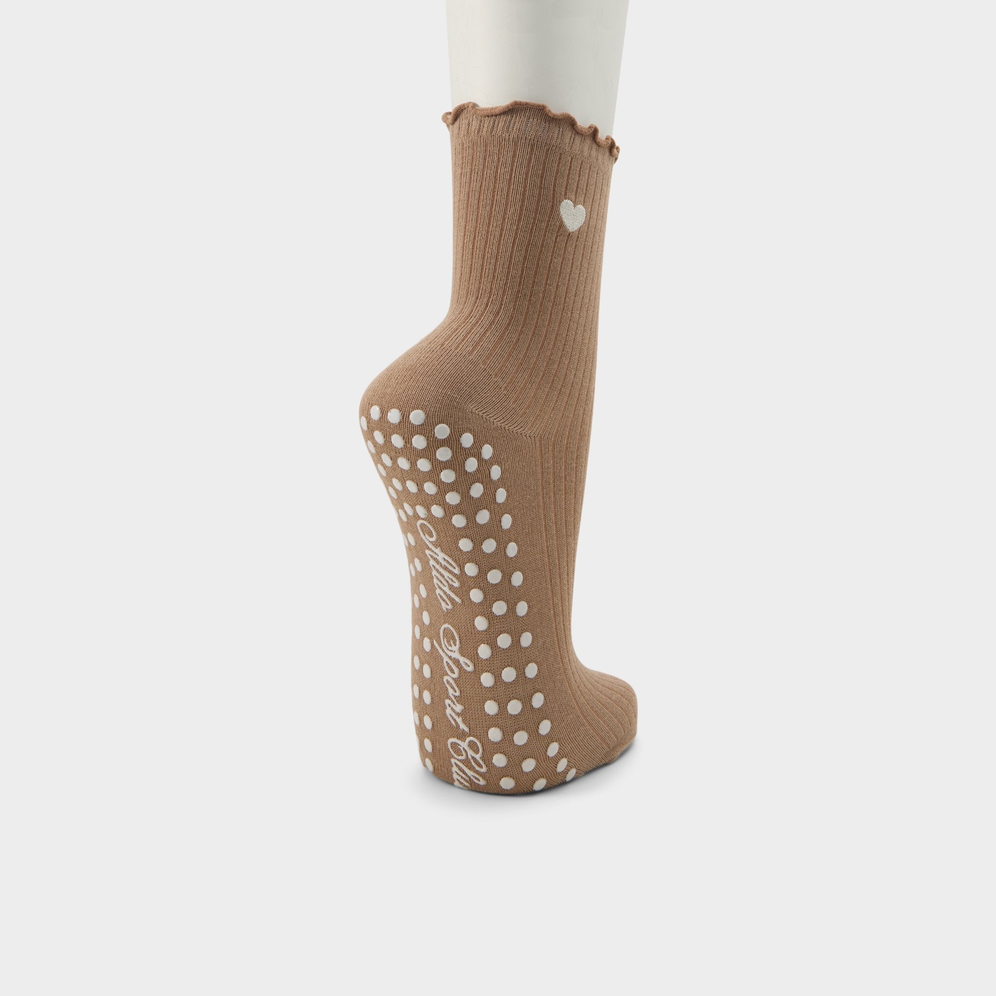 Aldo Pilatesock in Dark Beige - Pilates socks