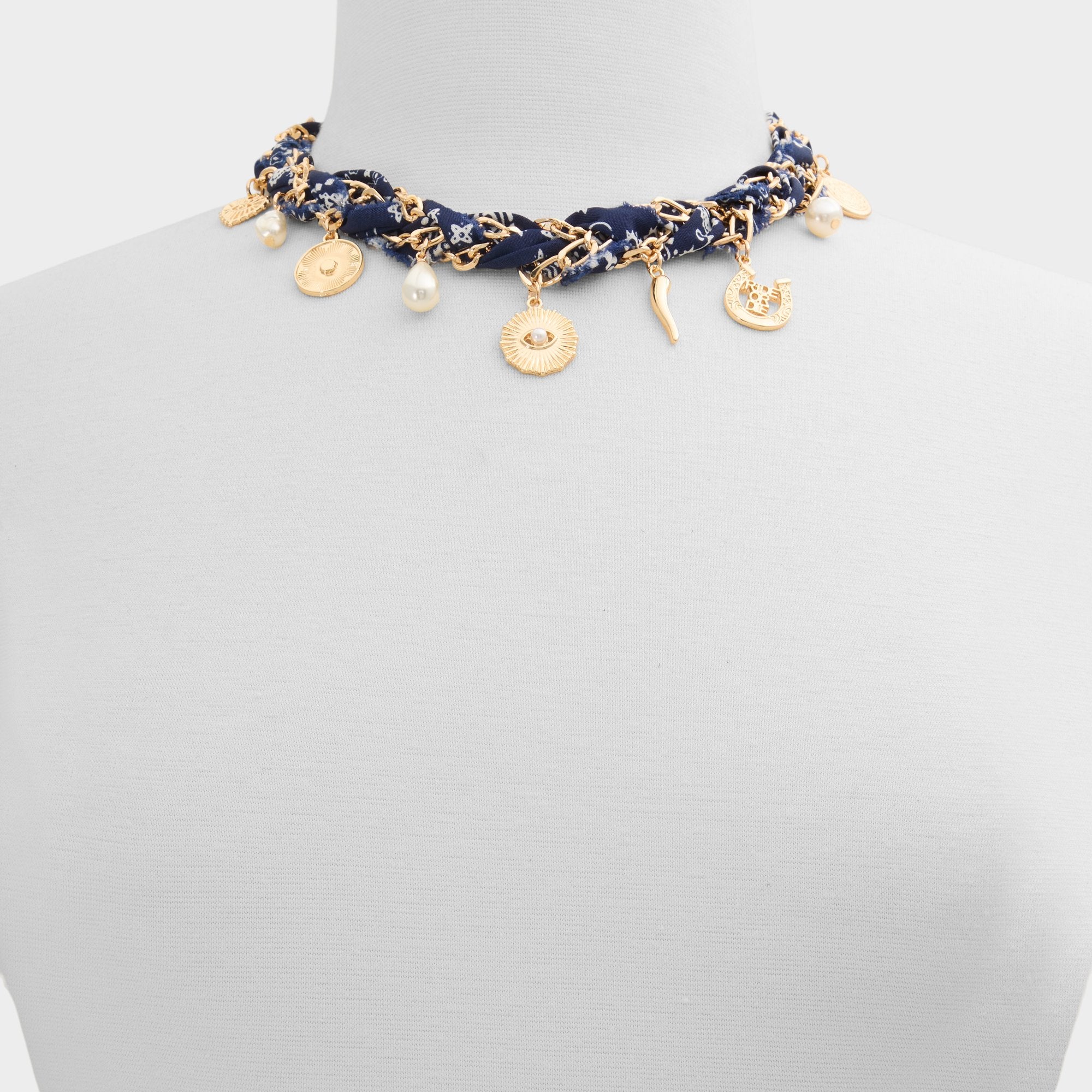 Aldo Goodluckcharms Navy Women's Necklaces - Charm necklace