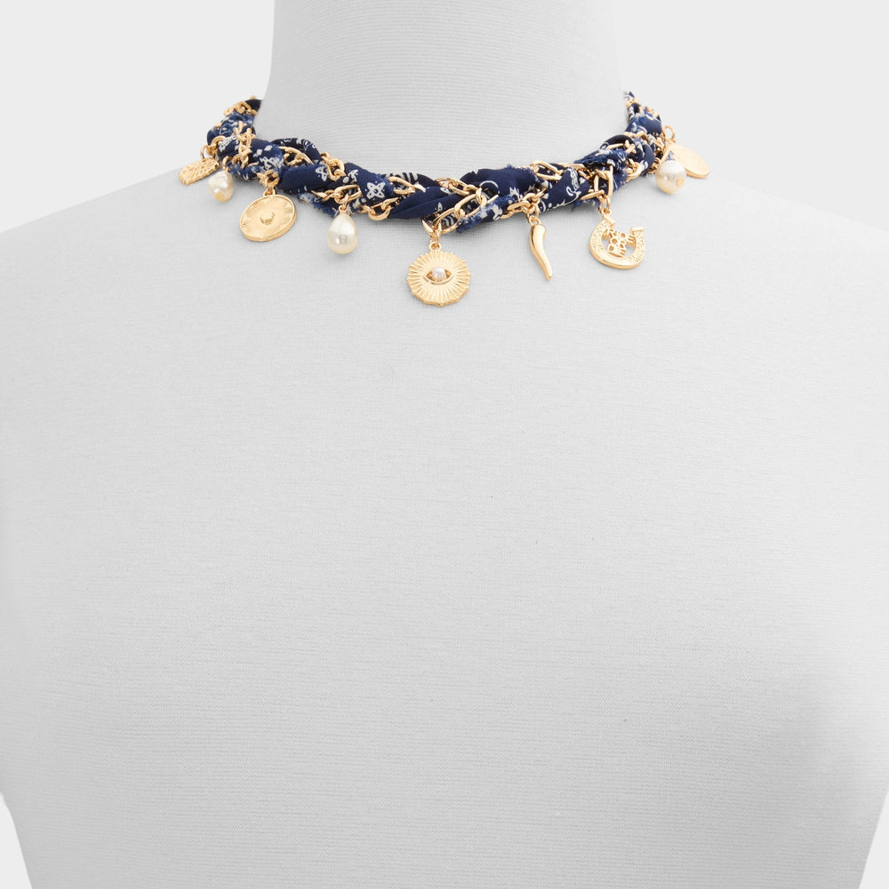 Aldo Goodluckcharms Navy Women's Necklaces - Charm necklace