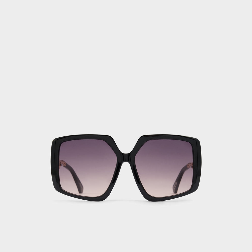 Aldo Asya Black/Gold Multi Women's Square - Square sunglasses