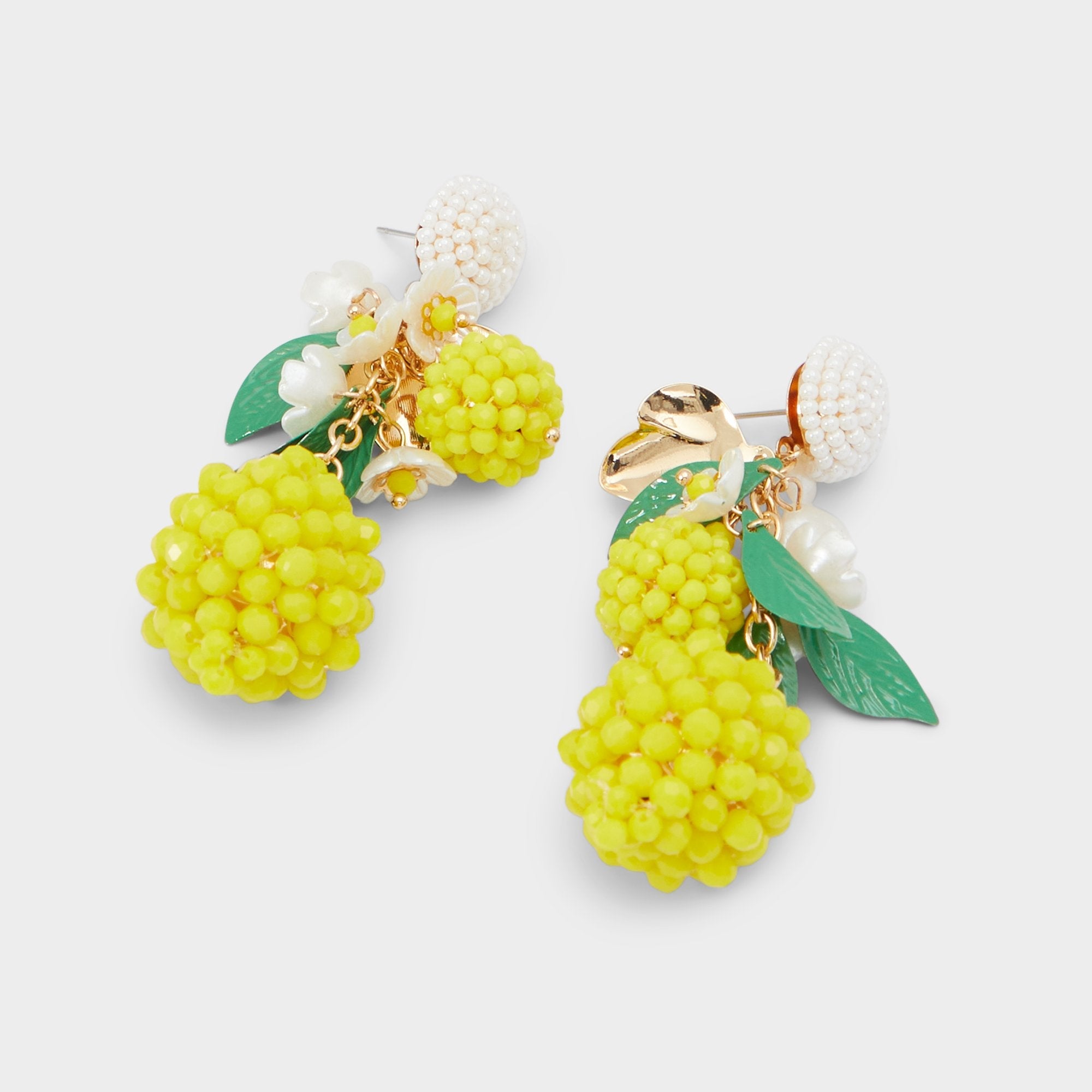 Aldo Limonatta Medium Yellow Women's Earrings - Chandelier earrings