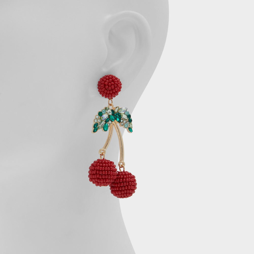 Aldo Cherryparty Red Women's Earrings - Chandelier earrings