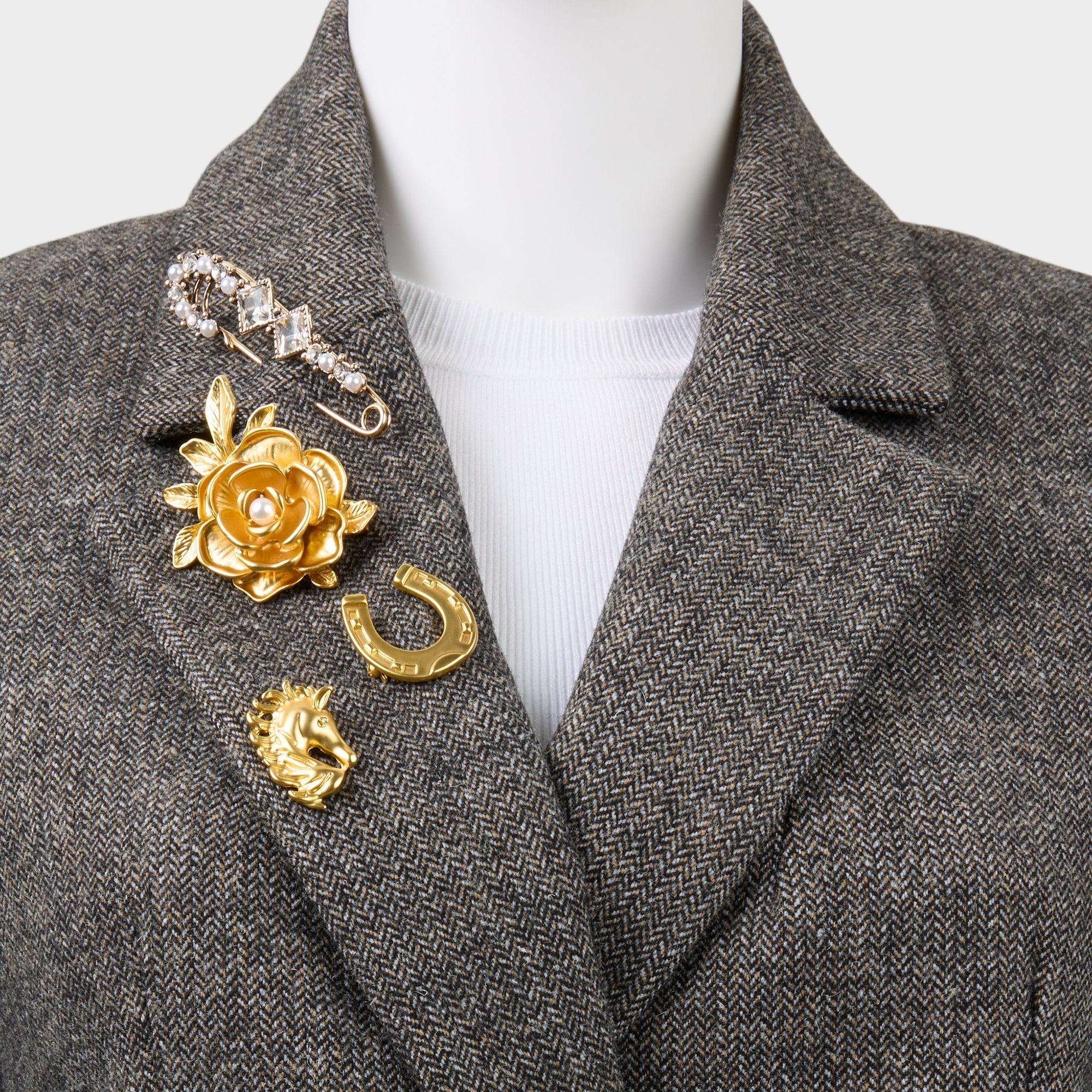 Aldo Wildatheart in Gold - Decorative brooch