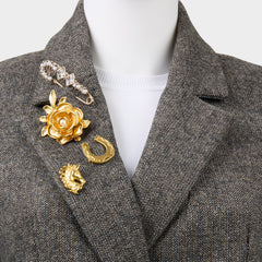 Aldo Wildatheart in Gold - Decorative brooch