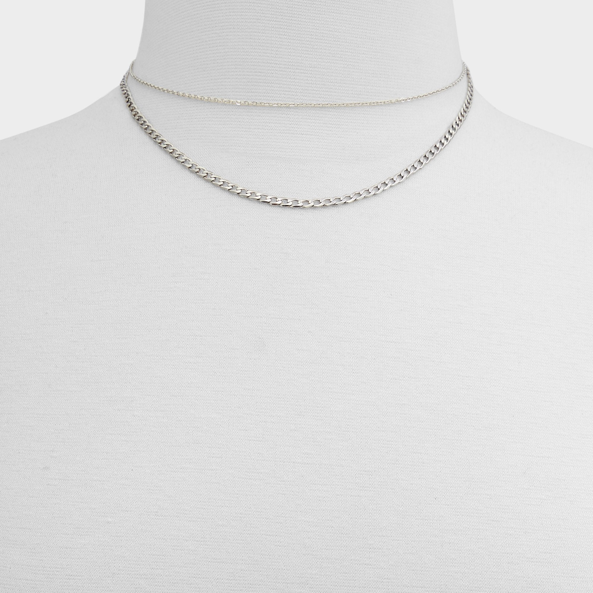 Aldo Lovechain Silver Women's Aldo Sport Club - Necklace