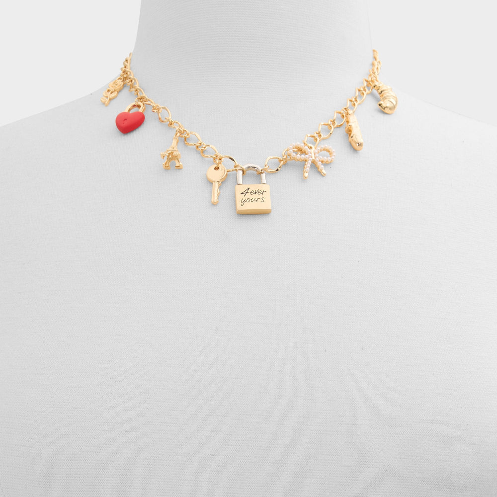 Aldo Ponddamours Red Women's Necklaces - Charm necklace