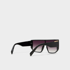 Aldo Thiedan Black/Gold Multi Women's Shield - Shield sunglasses