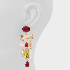 Aldo Savannahh in Bordo - Chandelier earrings
