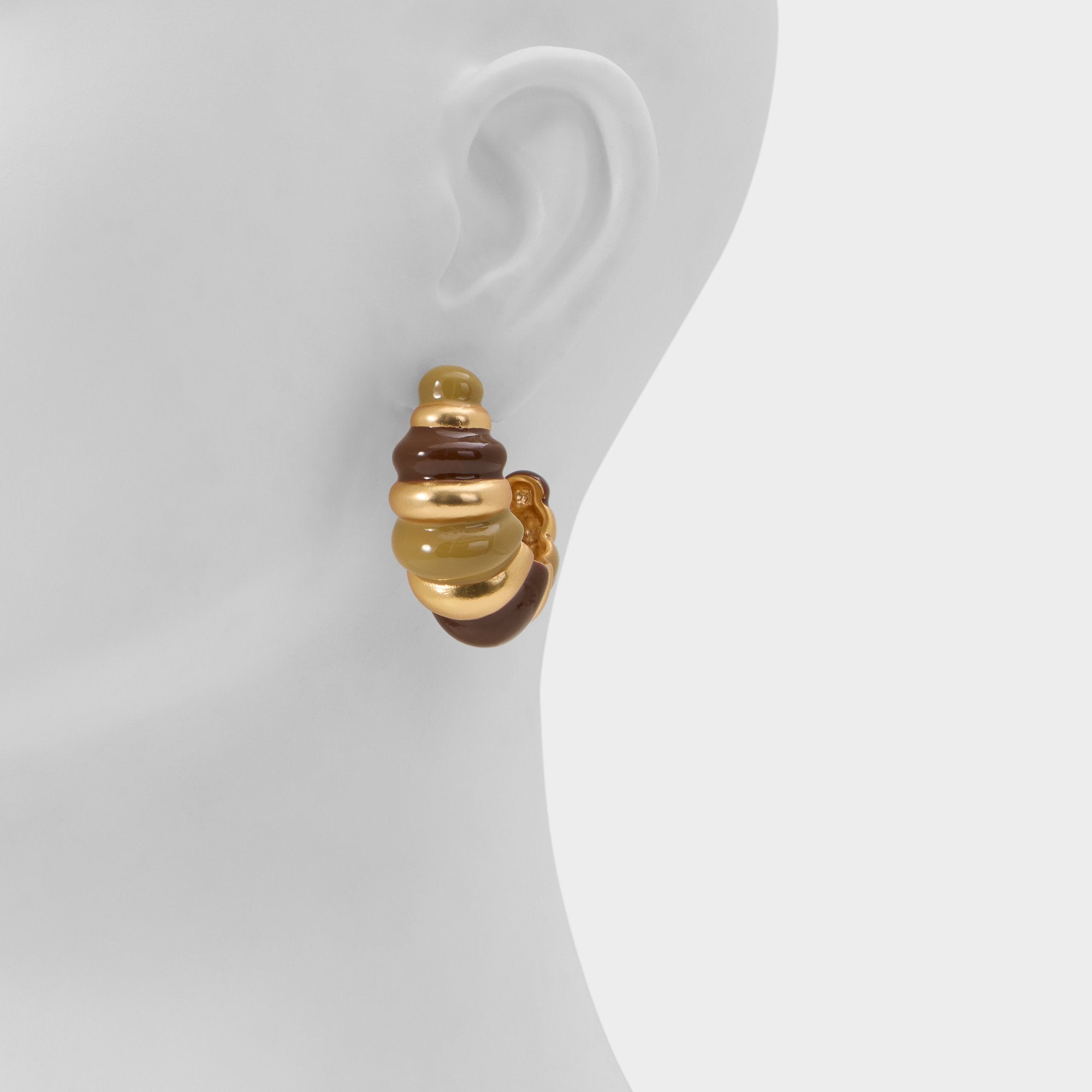 Aldo Samarra in Light Brown - Hoop earrings