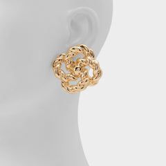 Aldo Doubleknot in Gold - Statement earrings