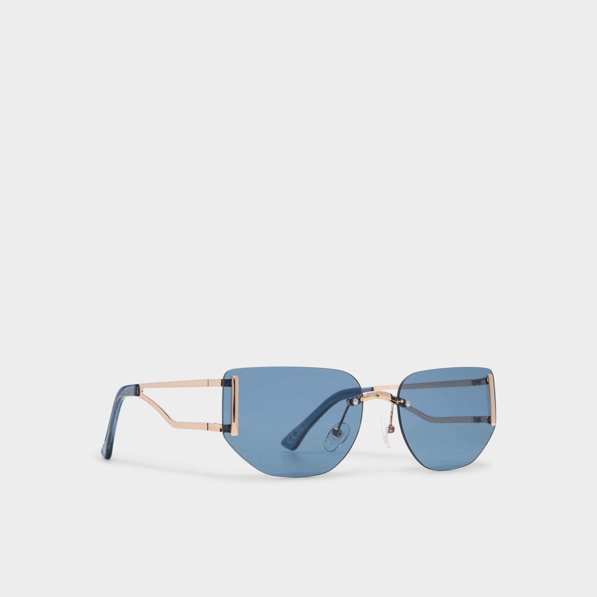 Aldo Delalle Gold Women's Square - Square sunglasses