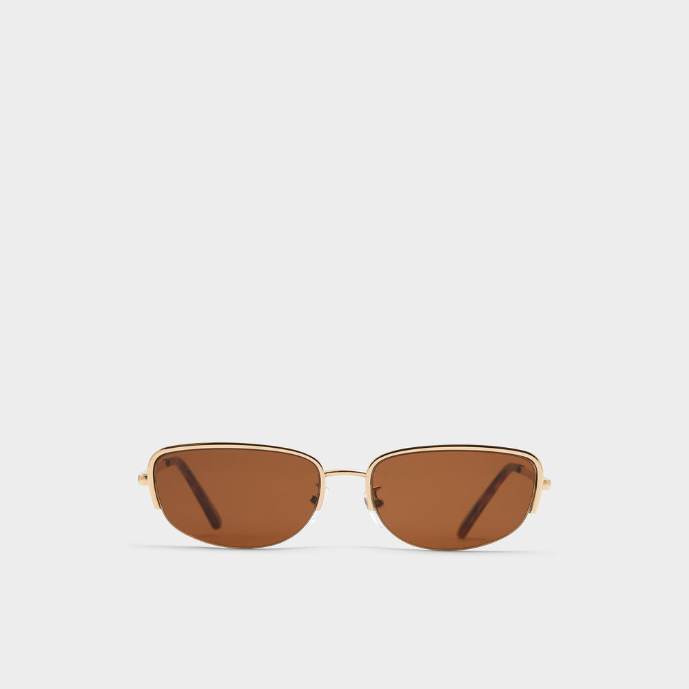 Aldo Lexara Gold Women's Square - Rectangle sunglasses