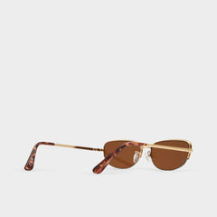 Aldo Lexara Gold Women's Square - Rectangle sunglasses