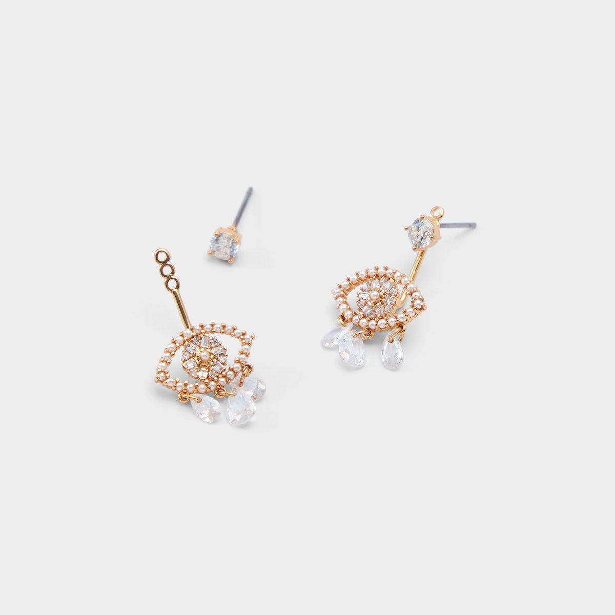 Aldo Eulalie Gold/Clear Multi Women's Gold plated - Earrings