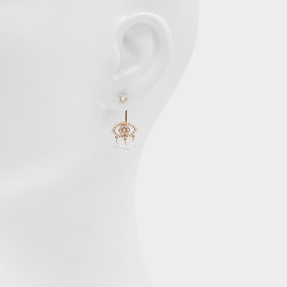 Aldo Eulalie Gold/Clear Multi Women's Gold plated - Earrings