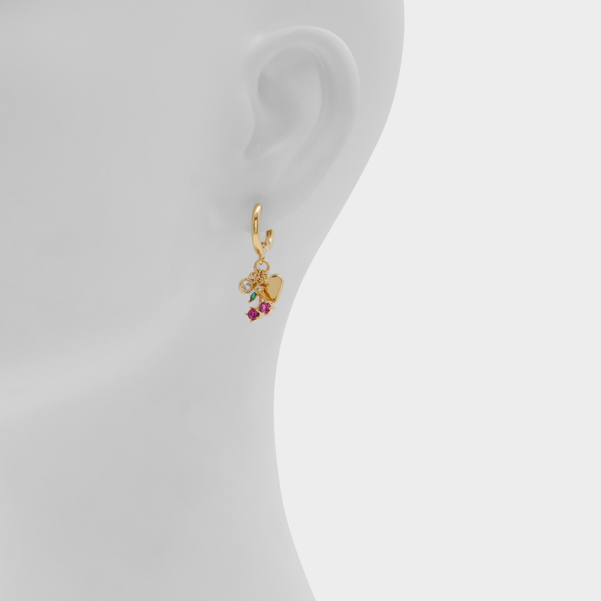 Aldo Cerisiaa Red Women's Gold plated - Earrings