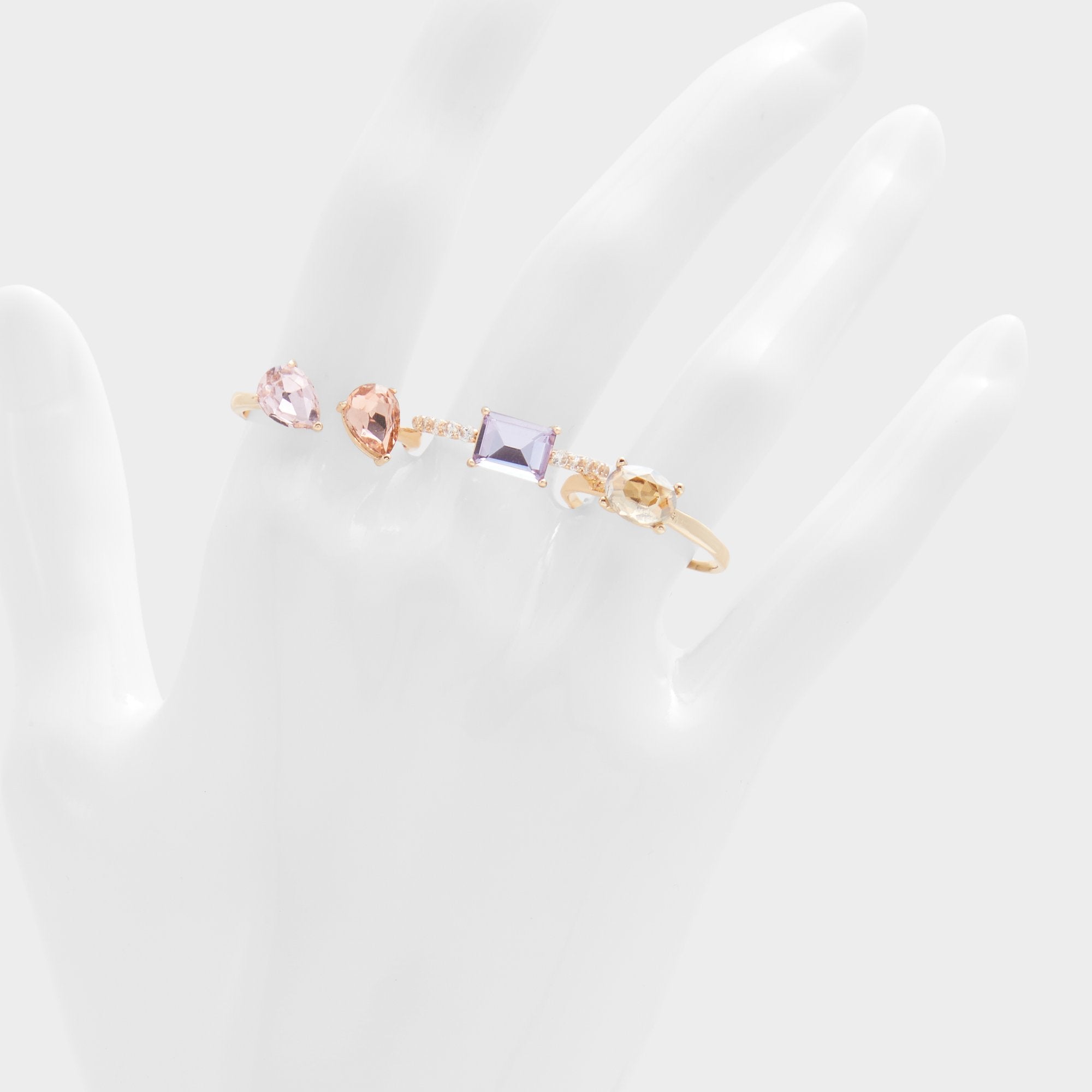 Aldo Pimediax Pastel Multi Women's Rings - Stackable rings