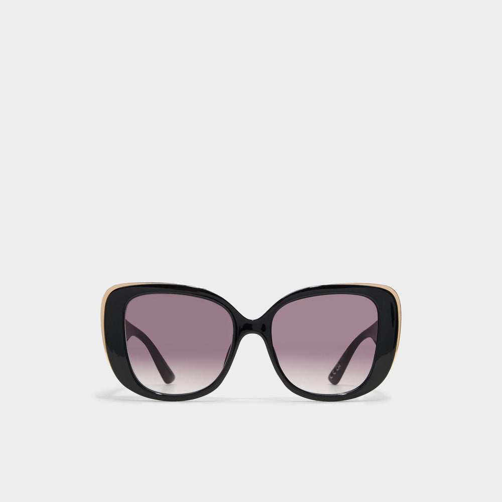Aldo Dorkayx Black/Gold Multi Women's Square - Square sunglasses