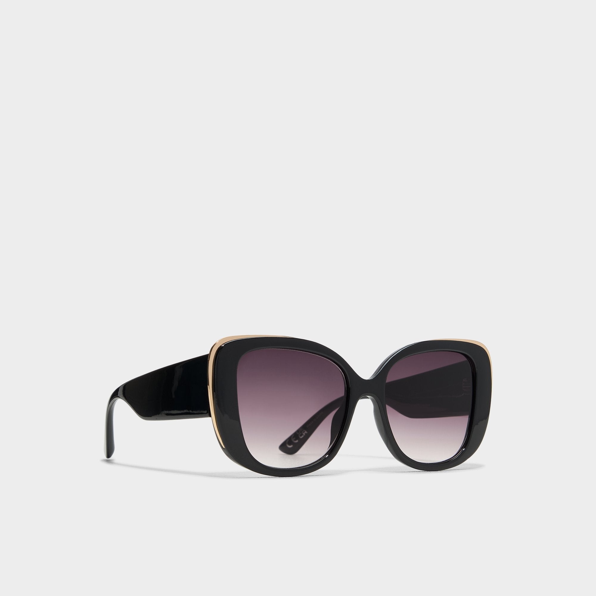 Aldo Dorkayx Black/Gold Multi Women's Square - Square sunglasses