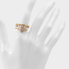 Aldo Darsee Light Blue Women's Cubic Zirconia - Stackable rings