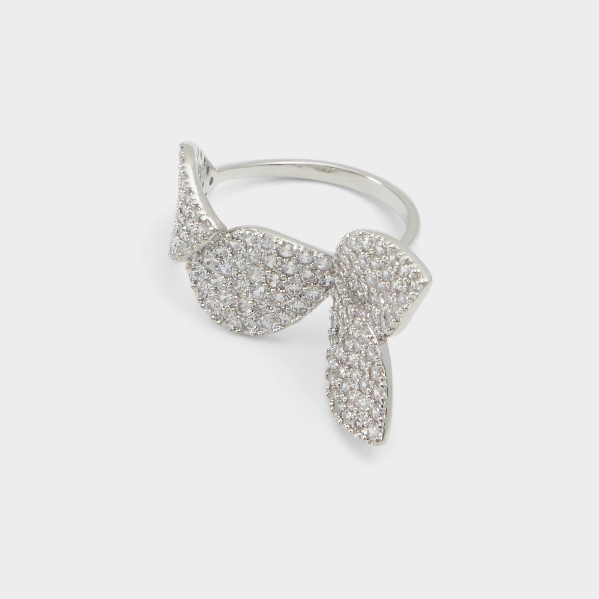 Aldo Celenring Silver/Clear Multi Women's Rings - Ring