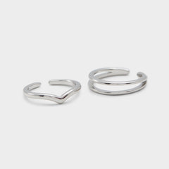 Aldo Ardgowan Silver Women's Stainless Steel - Toe ring