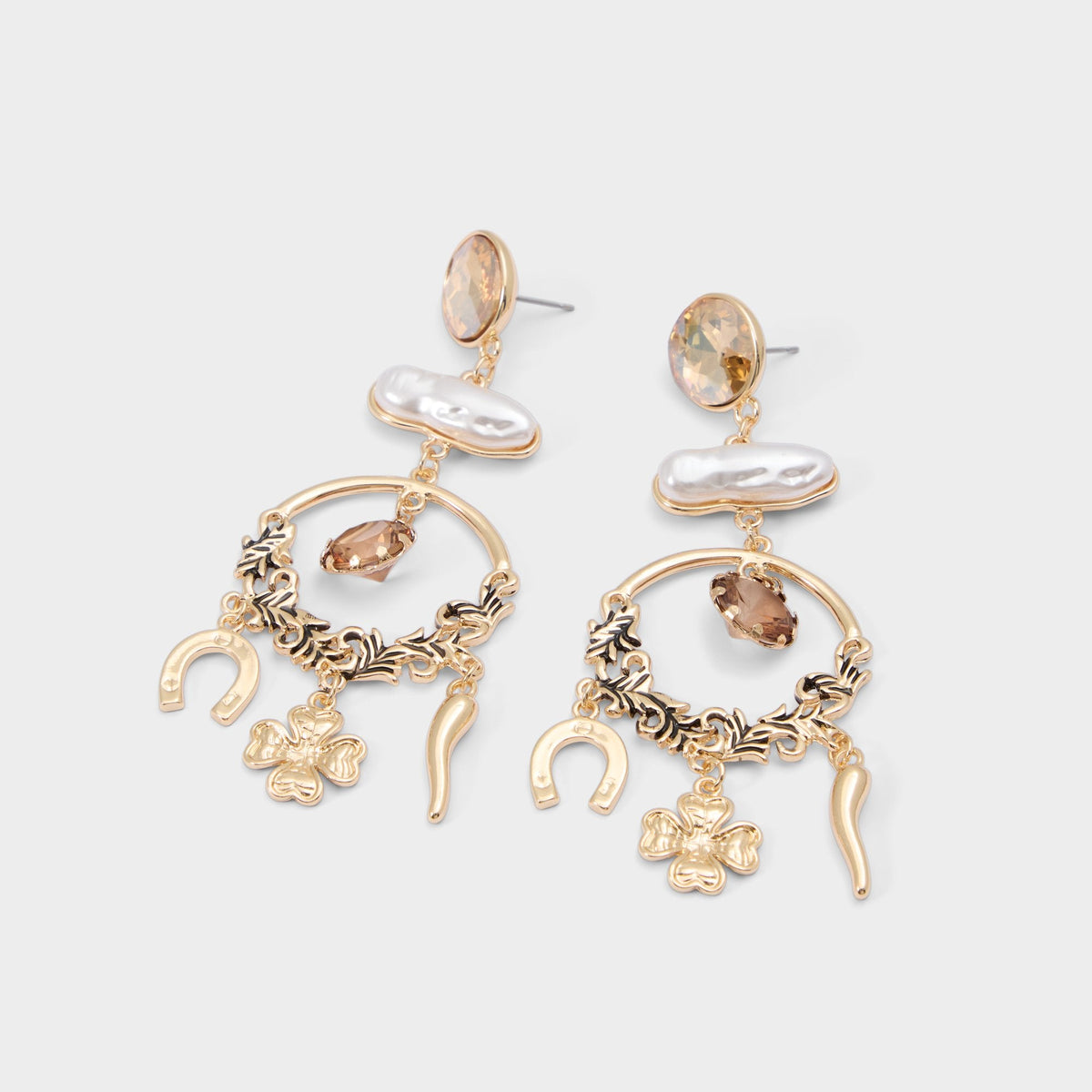 Aldo Chances in Champagne - Chandelier earrings