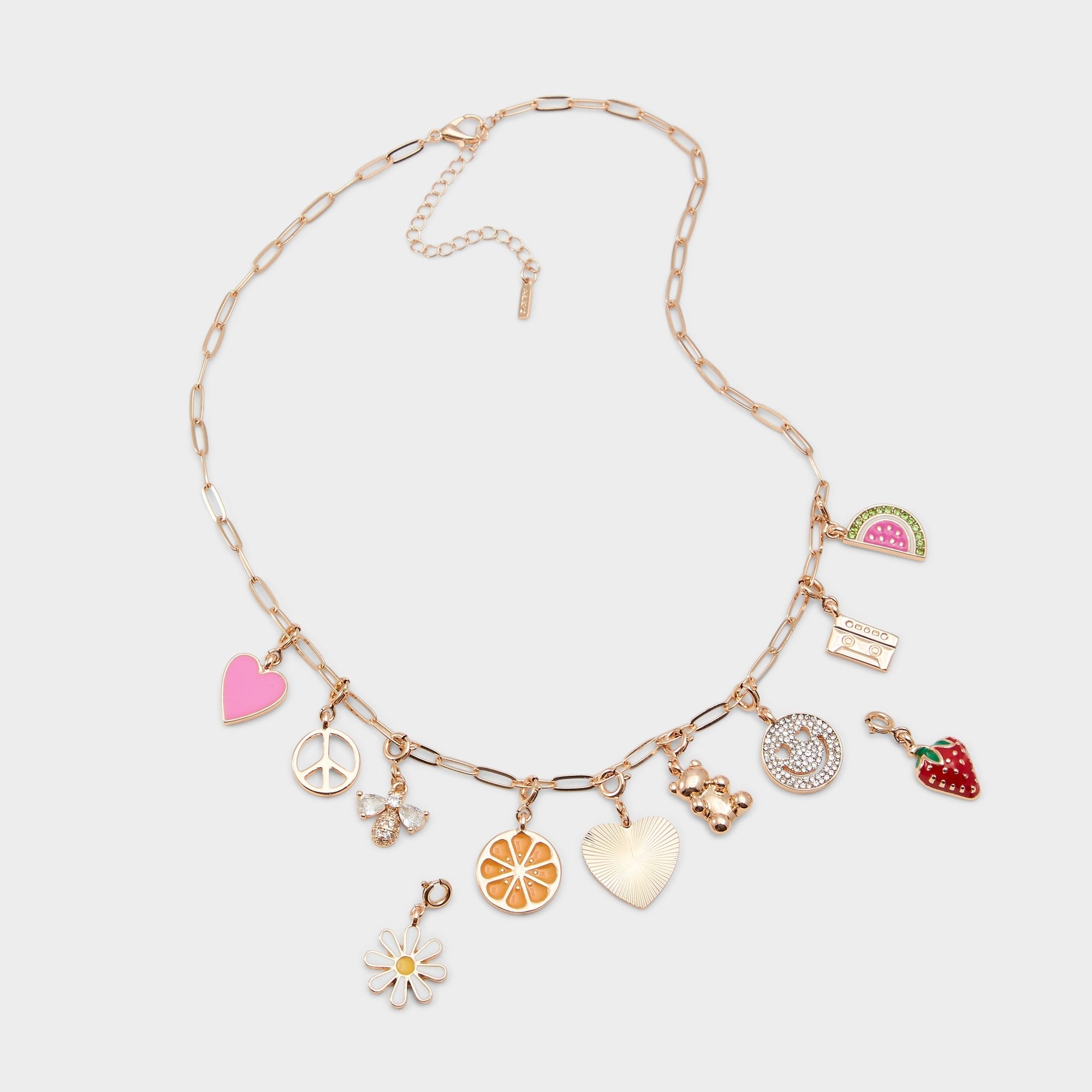 Aldo Charmcrazy Bright Multi Women's Necklaces - Charm necklace