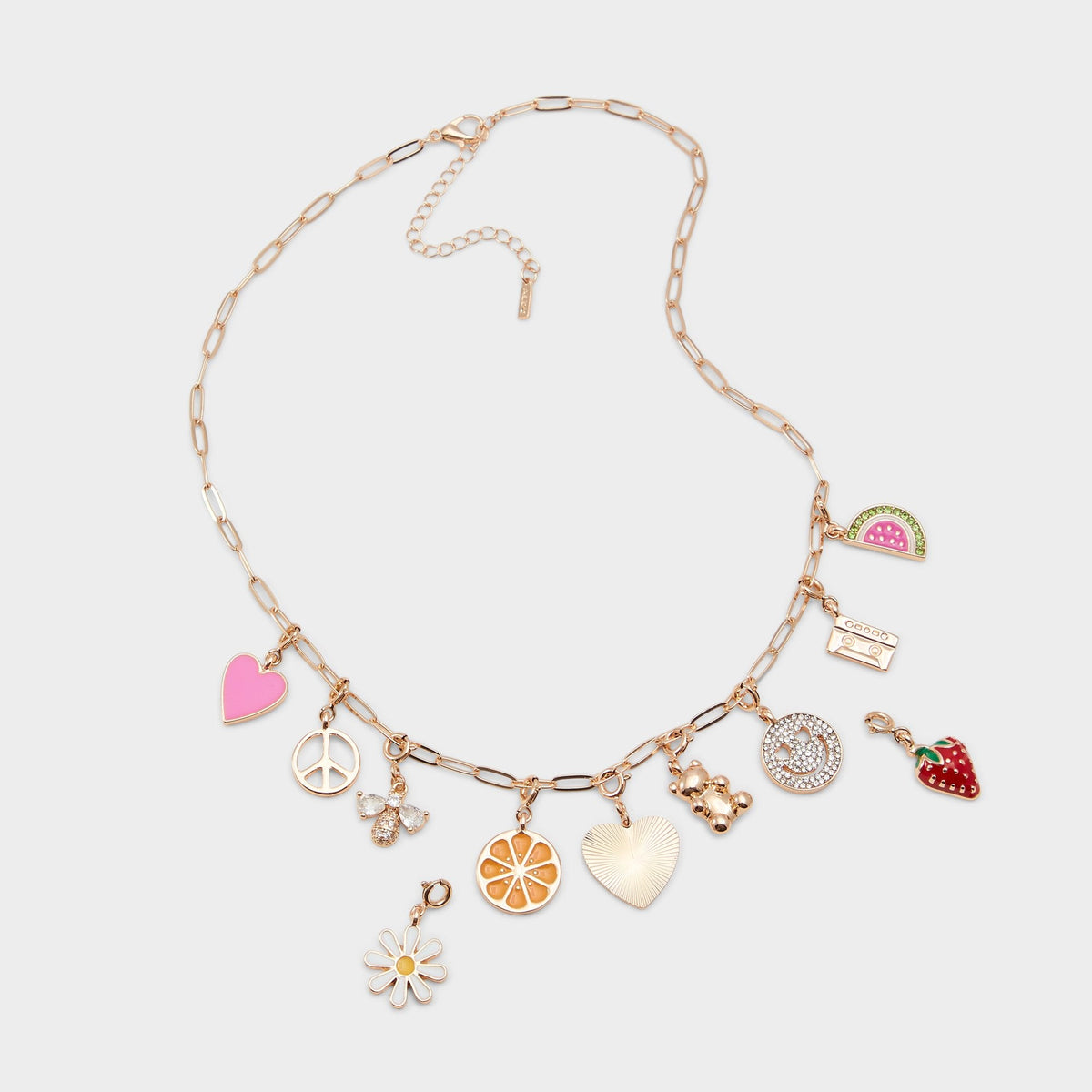 Aldo Charmcrazy Bright Multi Women's Necklaces - Charm necklace