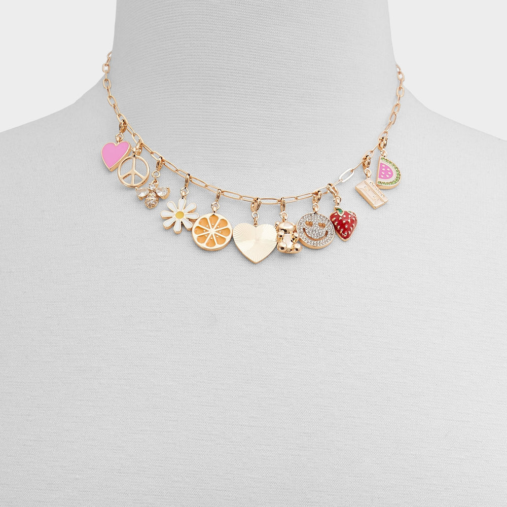 Aldo Charmcrazy Bright Multi Women's Necklaces - Charm necklace
