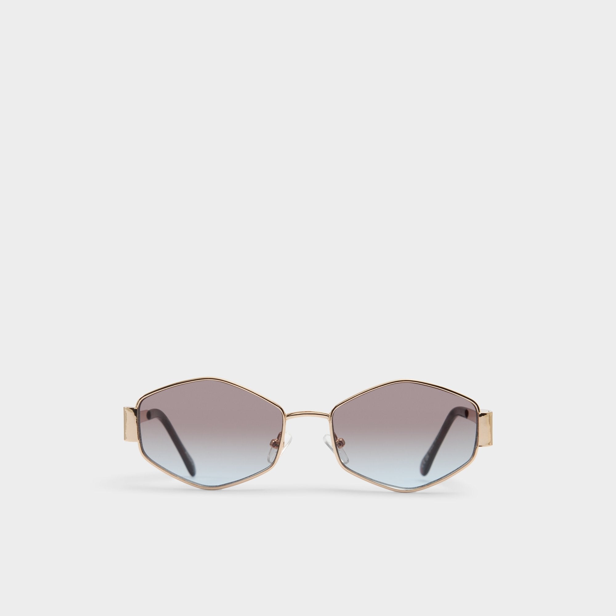 Aldo Rilibaen Gold Women's Round - Sunglasses