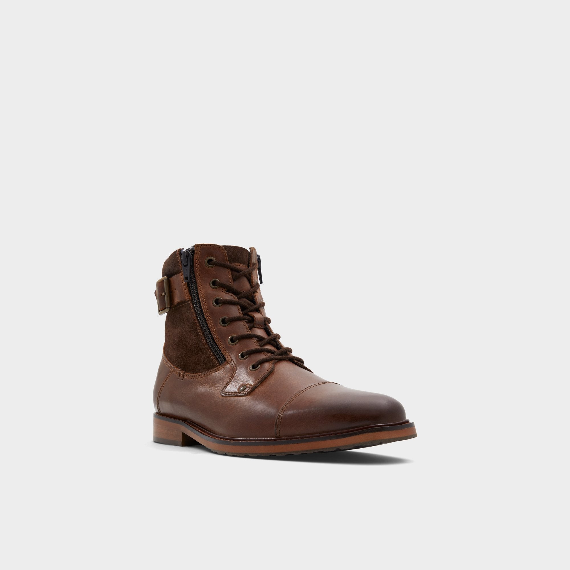Aldo Constantine Dark Brown Men's Lace-up boots - Lace-up boot