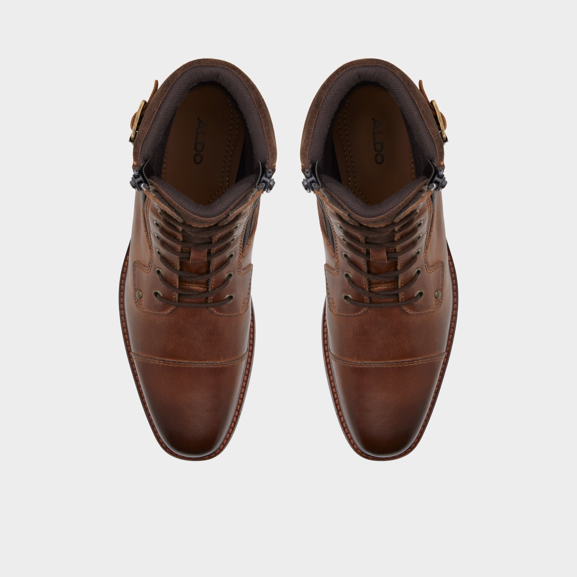 Aldo Constantine Dark Brown Men's Lace-up boots - Lace-up boot