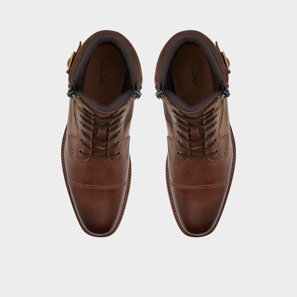 Aldo Constantine Dark Brown Men's Lace-up boots - Lace-up boot