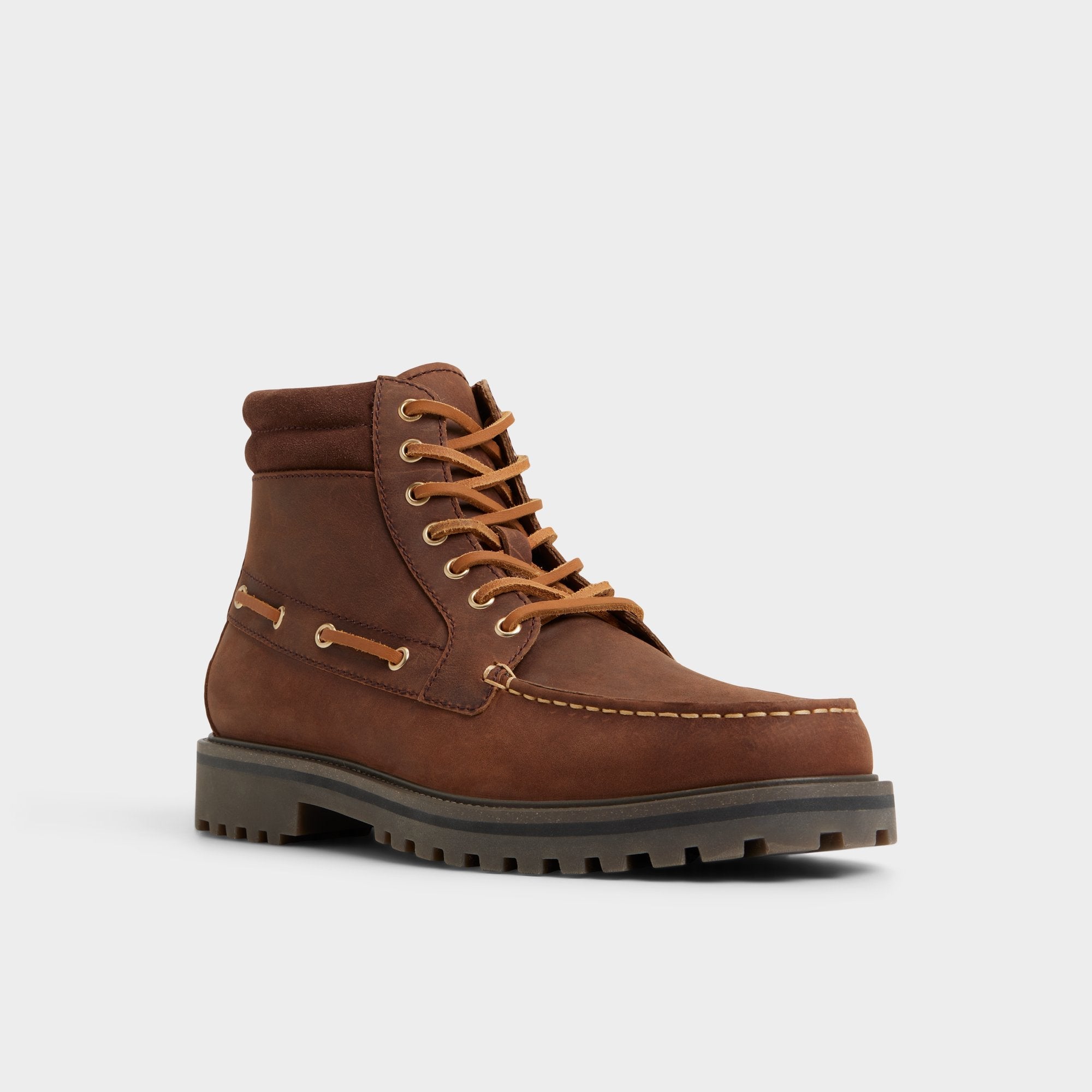 Aldo Farrell in Medium Brown - Combat boot, Lug sole