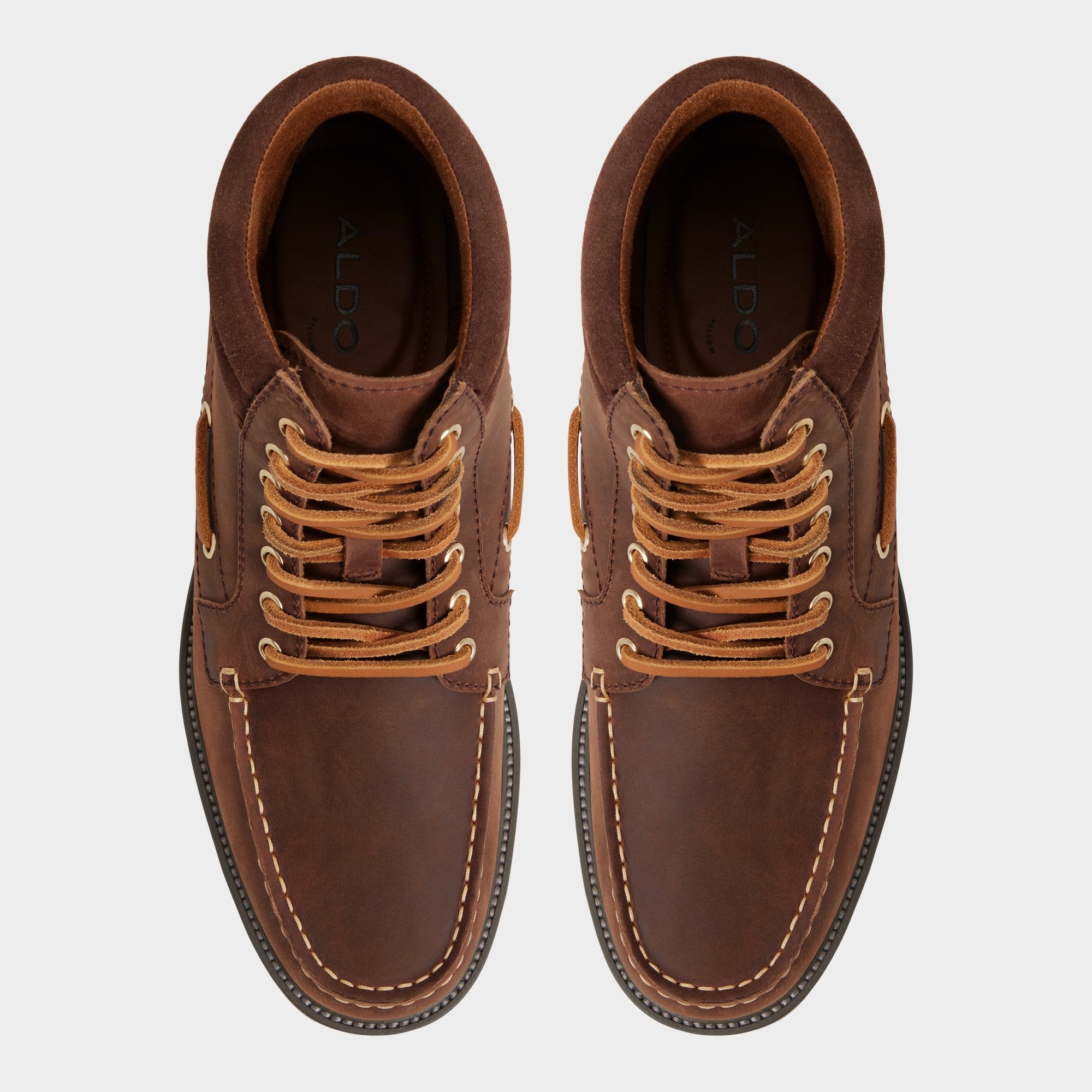 Aldo Farrell in Medium Brown - Combat boot, Lug sole