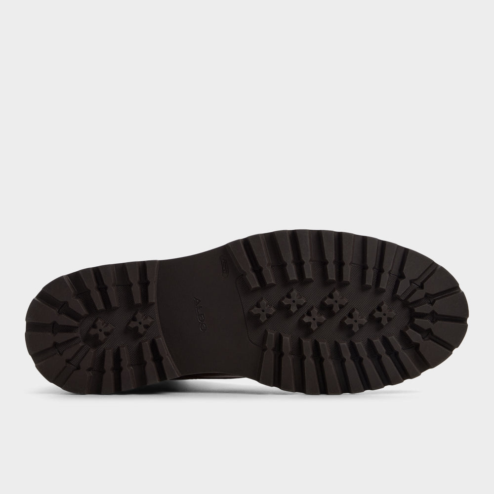 Aldo Draco in Cognac - Combat boot, Lug sole