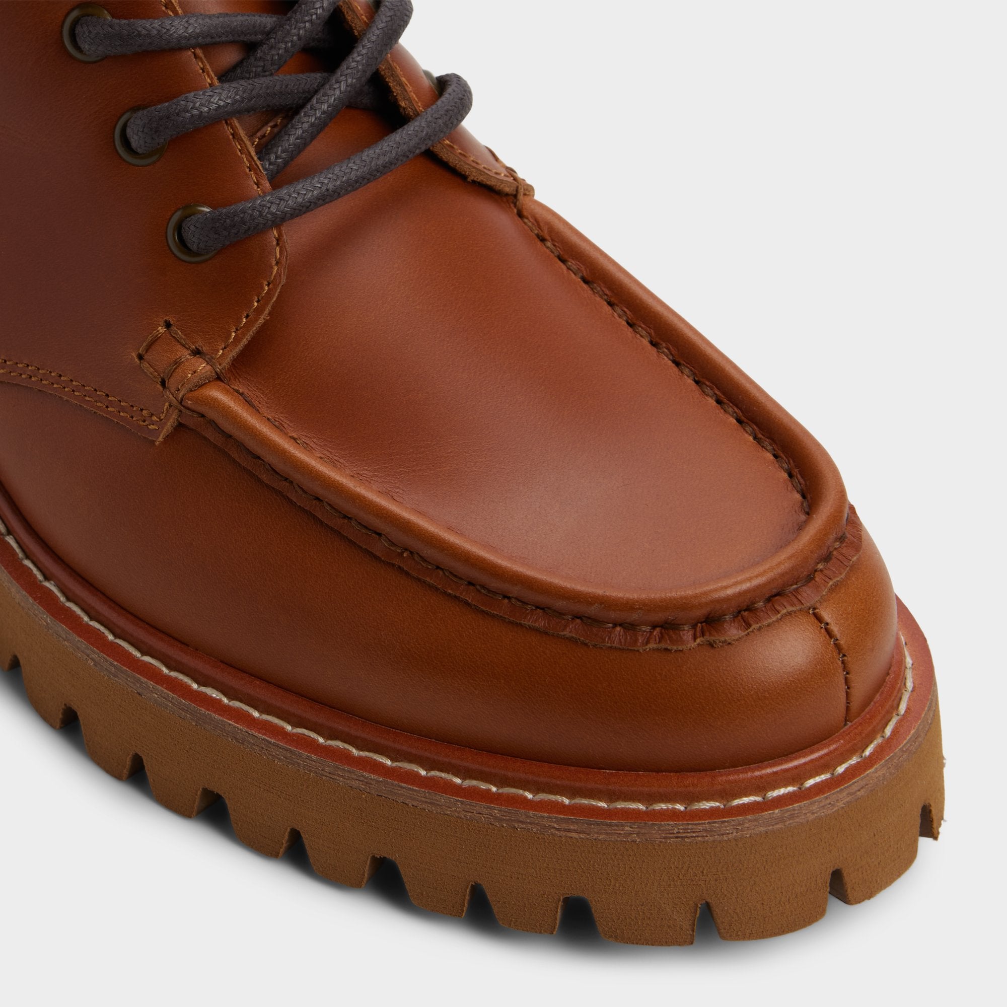 Aldo Grier in Cognac - Combat boot, Lug sole
