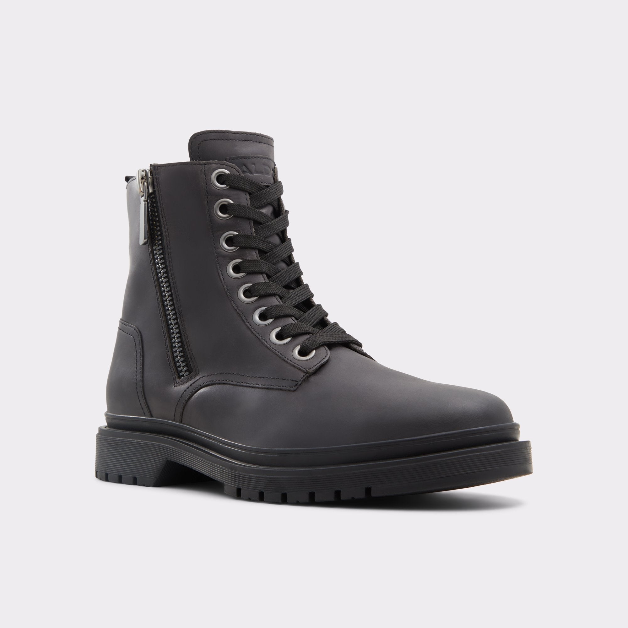 Aldo Roby Open Black Men's Lace-up boots - Lace-up boot, Lug sole
