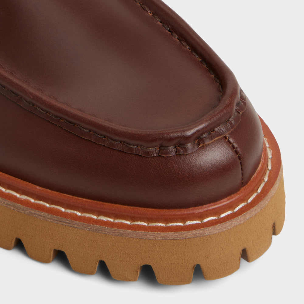 Aldo Grier in Medium Brown - Combat boot, Lug sole