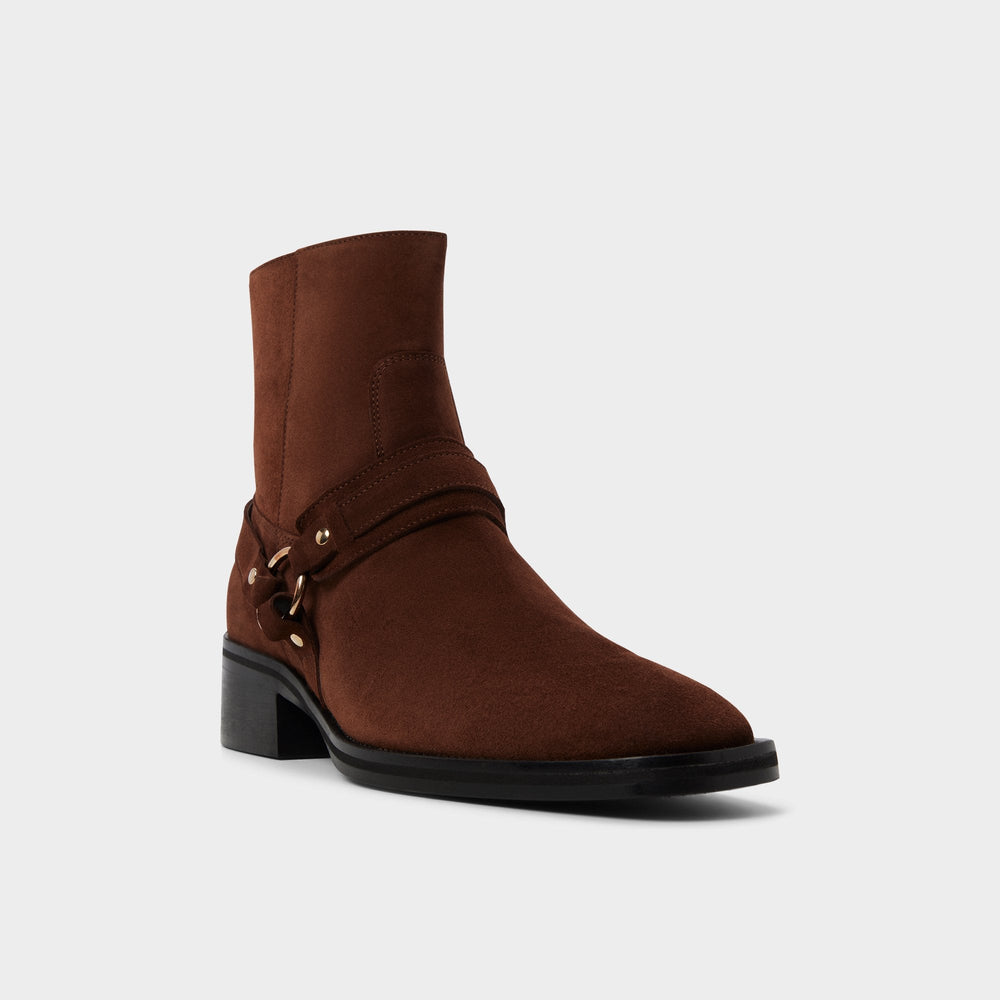 Aldo Marcos in Dark Brown - Ankle boot, Block heel