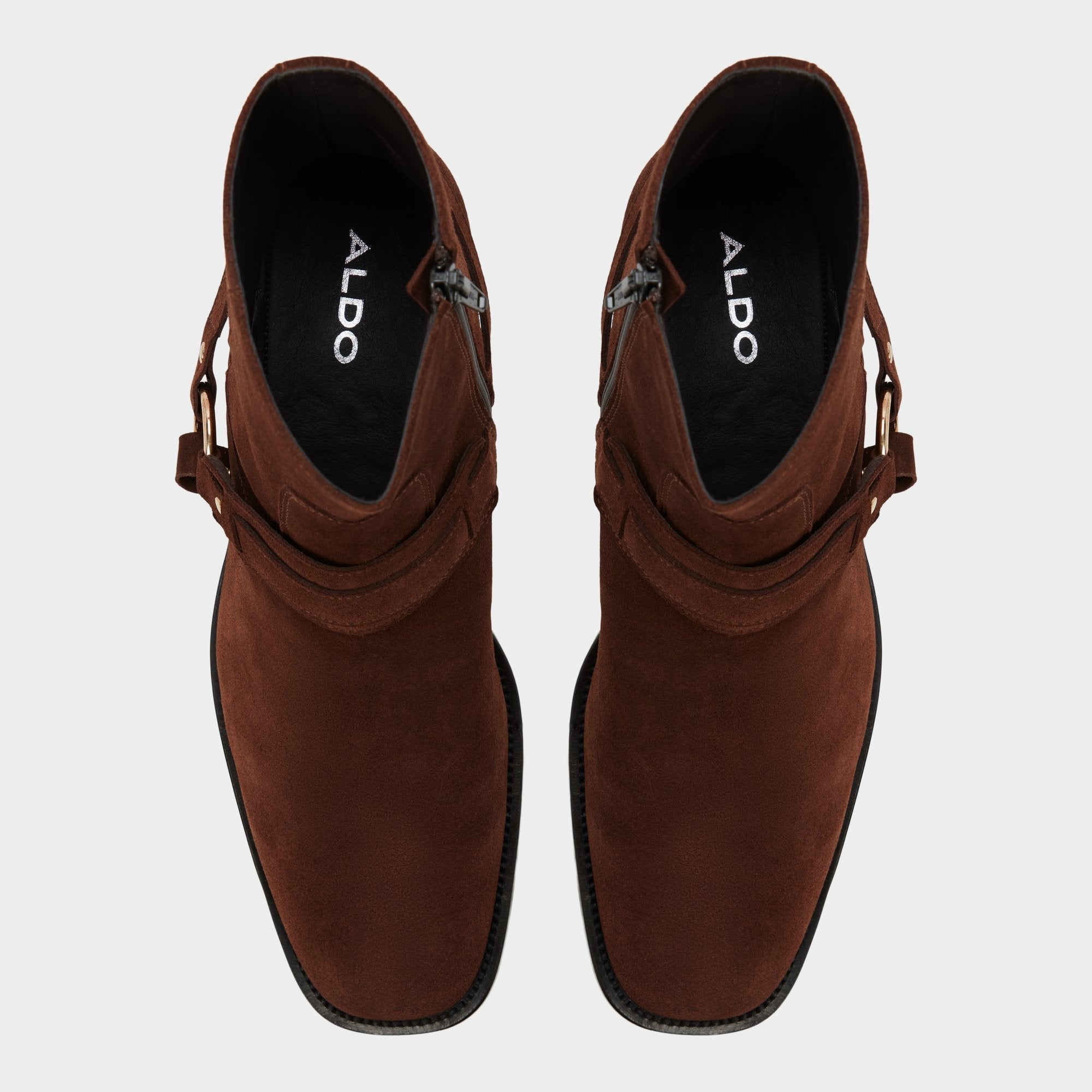 Aldo Marcos in Dark Brown - Ankle boot, Block heel
