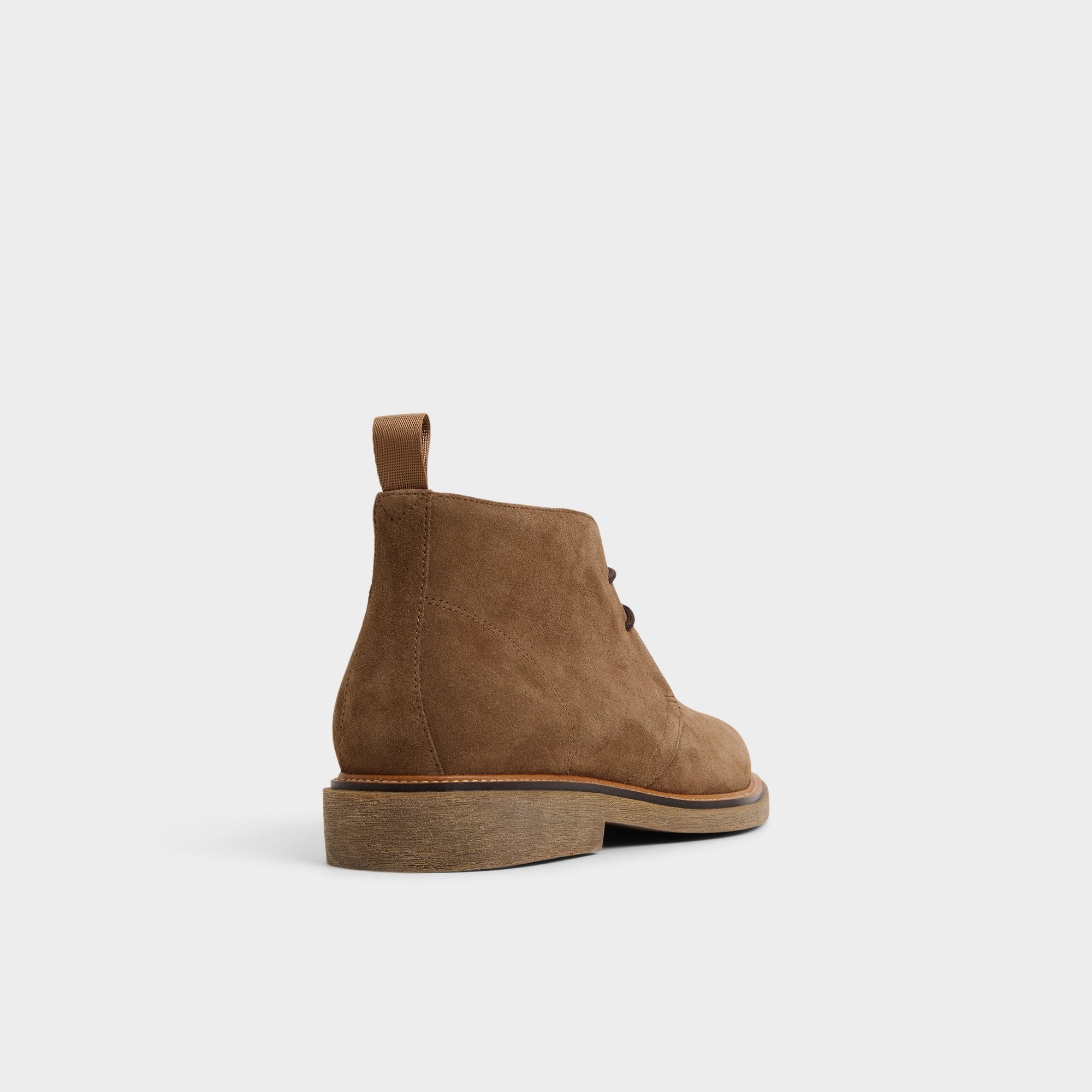 Aldo Jefrey Dark Brown Leather Suede Men's Chukka boots - Chukka boot