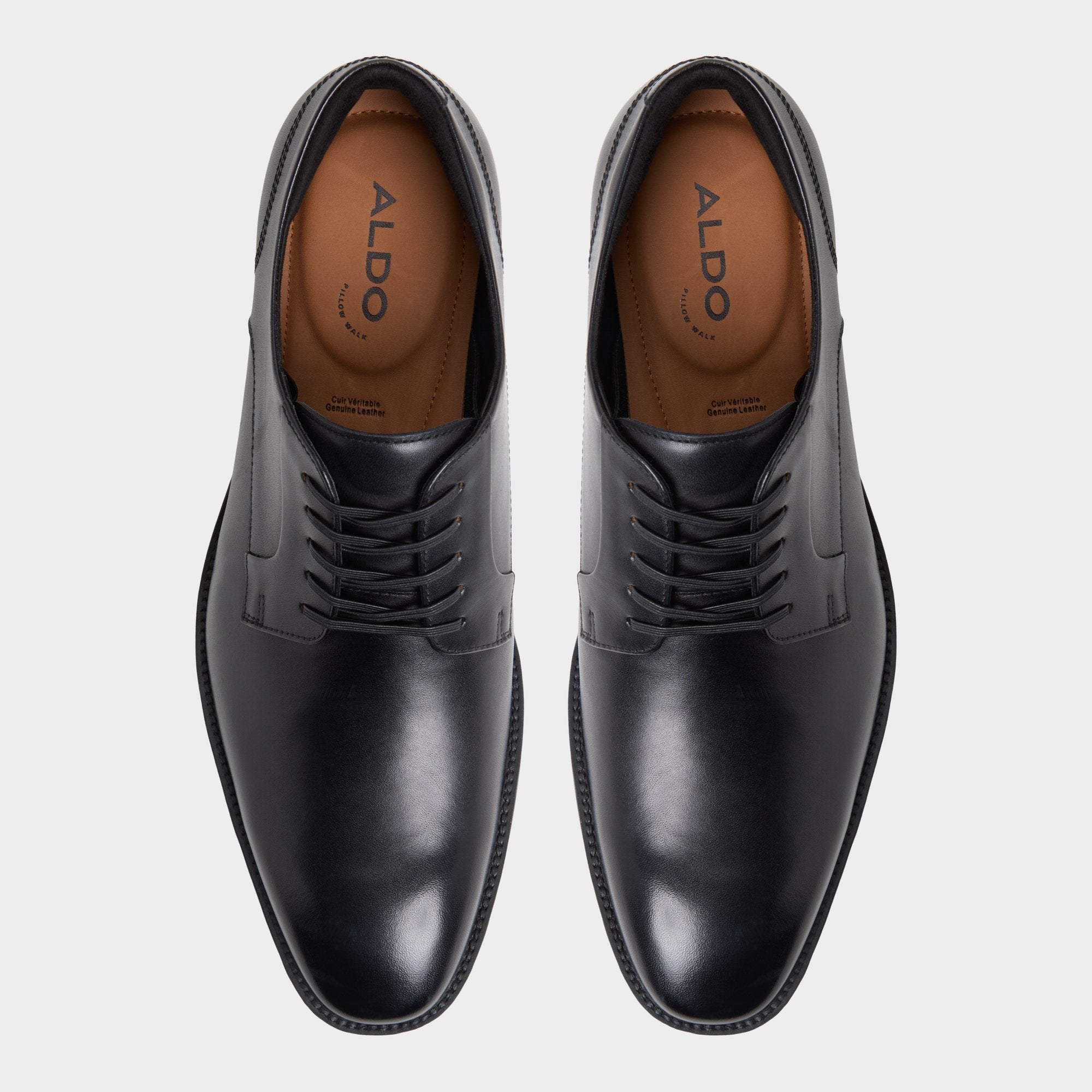 Aldo Teodoro Black Men's Dress Shoes - Derby shoe