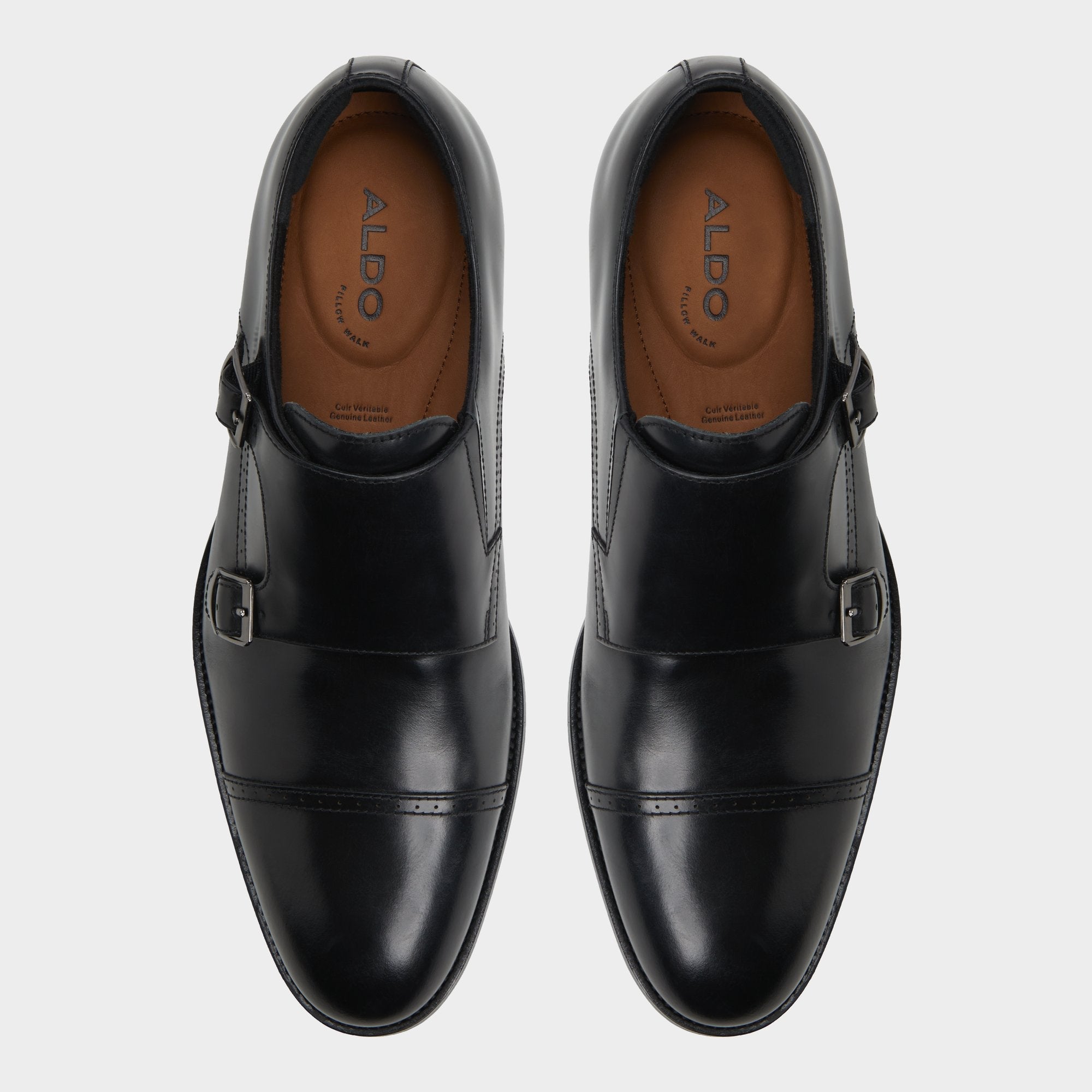 Aldo Zelasien in Black - Monkstrap loafer