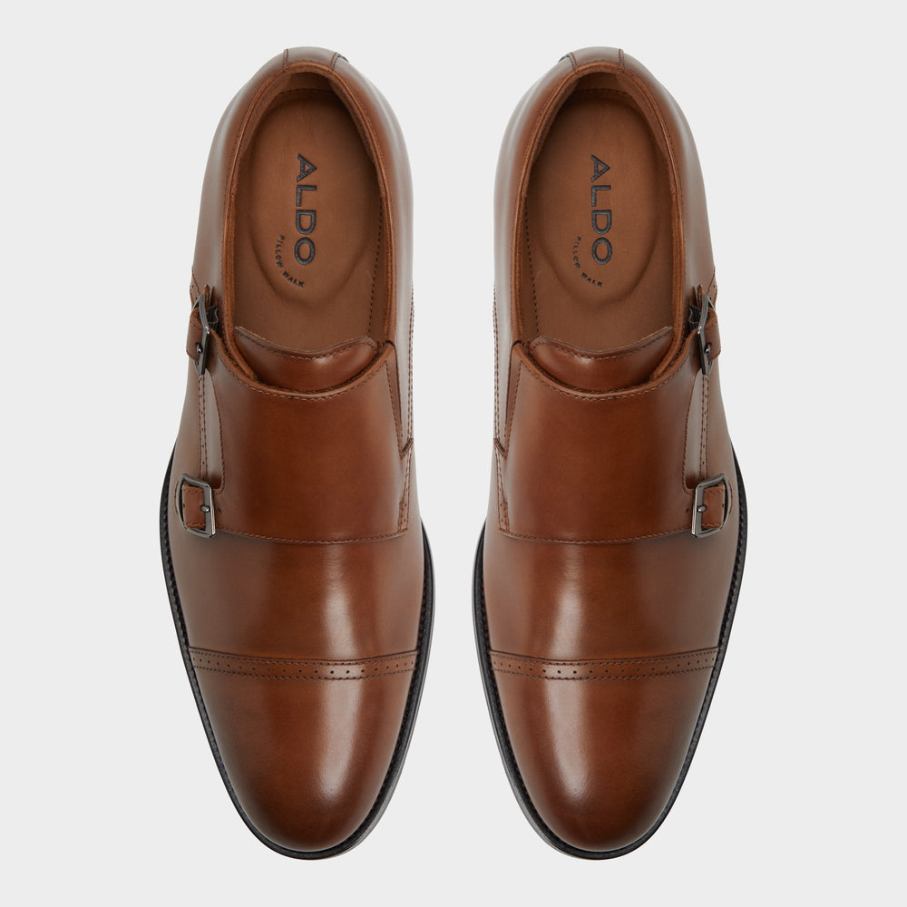 Aldo Zelasien in Cognac - Monkstrap loafer