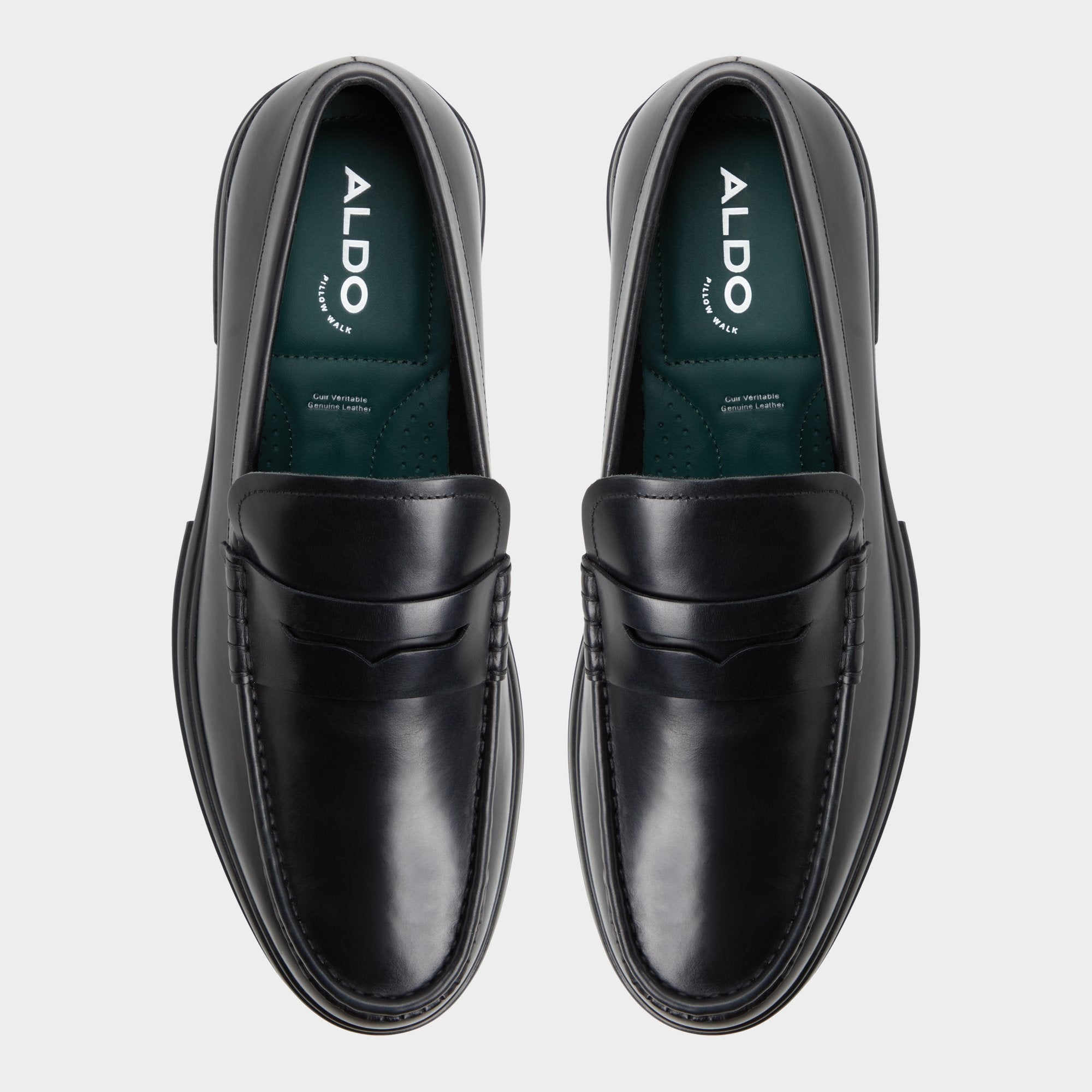 Aldo Tucker Black Men's Loafers & Slip-Ons - Loafer