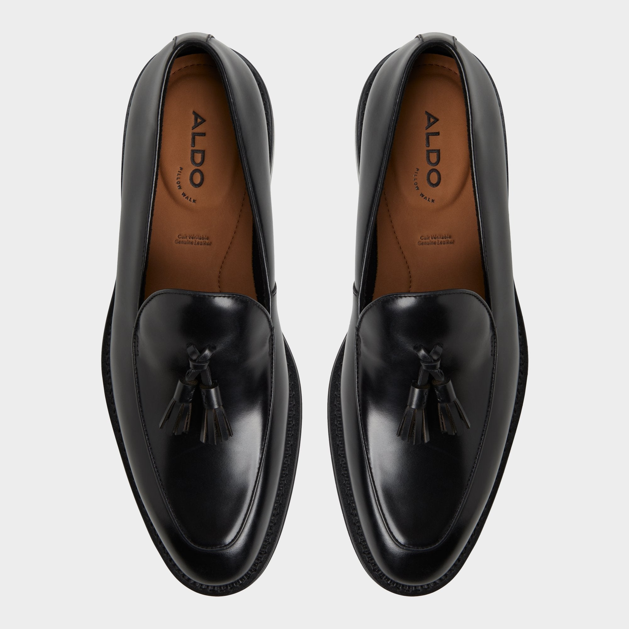 Aldo Portos Black Men's Dress Shoes - Loafer